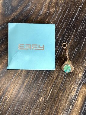 Effy Aqua Bell Pendant Bag Charm